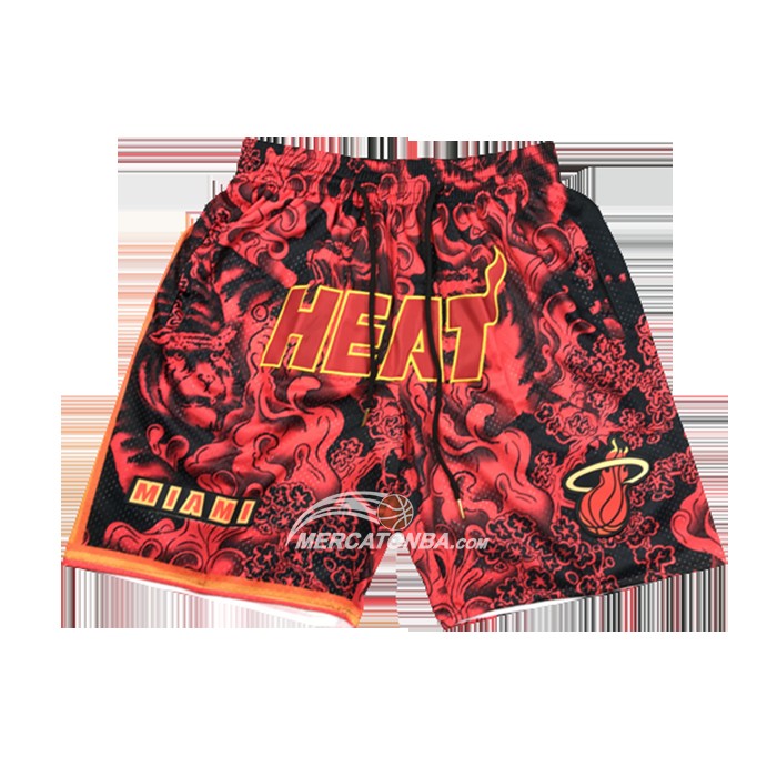 Pantaloncini Miami Heat Special Year of The Tiger Rosso